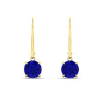 Load image into Gallery viewer, 3.00-ct-round-cut-sapphire-leverback-dangle-earrings-in-yellow-gold-fdear11236rogsablangle2-3.00ct-nl-yg.jpg?v=1768373575