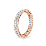 Load image into Gallery viewer, 3.50-carat-emerald-cut-eternity-anniversary-wedding-band-rose-gold-FDEWB9293EM-3.50CT-NL-RG