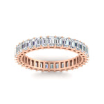 Load image into Gallery viewer, 3.50-carat-emerald-cut-eternity-anniversary-wedding-band-rose-gold-FDEWB9293EM-3.50CT-NL-RG