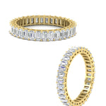 Load image into Gallery viewer, 3.50-carat-emerald-cut-eternity-anniversary-wedding-band-yellow-gold-FDEWB9293EM-3.50CT-NL-YG