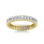 Load image into Gallery viewer, 3.50-carat-emerald-cut-eternity-anniversary-wedding-band-yellow-gold-FDEWB9293EM-3.50CT-NL-YG