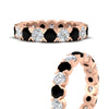 Load image into Gallery viewer, 3.60-carat-cirque-round-diamond-and-black-diamond-eternity-wedding-band-in-rose-gold-FD8072ROBGBLACKANGLE3-3.60CT-NL-RG?v=1751956653
