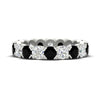 Load image into Gallery viewer, 3.60-carat-cirque-round-diamond-and-black-diamond-eternity-wedding-band-in-white-gold-FD8072ROBGBLACK-3.60CT-NL-WG?v=1751956656