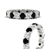 Load image into Gallery viewer, 3.60-carat-cirque-round-diamond-and-black-diamond-eternity-wedding-band-in-white-gold-FD8072ROBGBLACKANGLE3-3.60CT-NL-WG?v=1751956656