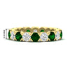 Load image into Gallery viewer, 3.60-carat-cirque-round-diamond-and-emerald-eternity-wedding-band-in-yellow-gold-FD8072ROBGEMGR-3.60CT-NL-YG-HW?v=1751956658