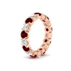 Load image into Gallery viewer, 3.60-carat-cirque-round-diamond-and-ruby-eternity-wedding-band-in-rose-gold-FD8072ROBGRUDRANGLE2-3.60CT-NL-RG?v=1751956653