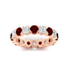Load image into Gallery viewer, 3.60-carat-cirque-round-diamond-and-ruby-eternity-wedding-band-in-rose-gold-FD8072ROBGRUDRANGLE5-3.60CT-NL-RG?v=1751956652