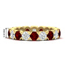 Load image into Gallery viewer, 3.60-carat-cirque-round-diamond-and-ruby-eternity-wedding-band-in-yellow-gold-FD8072ROBGRUDR-3.60CT-NL-YG-HW?v=1751956658
