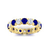 Load image into Gallery viewer, 3.60-carat-cirque-round-diamond-and-sapphire-eternity-wedding-band-in-yellow-gold-FD8072ROBGSABLANGLE5-3.60CT-NL-YG?v=1751956657