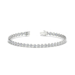 Load image into Gallery viewer, 4-40-ct-heart-shaped-diamond-bezel-tennis-bracelet-in-white-gold-fdbrc10581htangle2-4-40-ct-nl-wg
