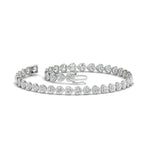 Load image into Gallery viewer, 4-40-ct-heart-shaped-diamond-bezel-tennis-bracelet-in-white-gold-fdbrc10581htangle2-4-40-ct-nl-wg