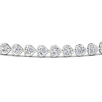 Load image into Gallery viewer, 4-40-ct-heart-shaped-diamond-bezel-tennis-bracelet-in-white-gold-fdbrc10581htangle2-4-40-ct-nl-wg