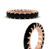 Load image into Gallery viewer, 4-carat-black-diamond-anniversary-band-princess-cut-for-her-in-rose-gold-FD10203PRBGBLACKANGLE3-4.00-CT-NL-RG.jpg