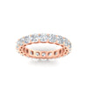 Load image into Gallery viewer, 4-carat-cushion-cut-diamond-eternity-wedding-band-for-women-in-rose-gold-FDEWB9296CUANGLE5-4.00CT-NL-RG