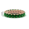 Load image into Gallery viewer, 4-carat-emerald-anniversary-band-princess-cut-for-her-in-rose-gold-FD10203PRBGEMGR-4.00CT-NL-RG-HW.jpg