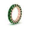 Load image into Gallery viewer, 4-carat-emerald-anniversary-band-princess-cut-for-her-in-rose-gold-FD10203PRBGEMGRANGLE2-4.00CT-NL-RG.jpg