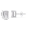Load image into Gallery viewer, 4-carat-emerald-cut-diamond-stud-earring-in-white-gold-FD-EAR10411EMANGLE2-4.00CT-NL-WG-HW.jpg?v=1769501017