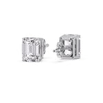 Load image into Gallery viewer, Emerald Cut Diamond Stud Earrings