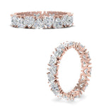 Load image into Gallery viewer, 4-carat-heart-eternity-diamond-anniversary-band-in-rose-gold-FDEWB8439ANGLE3-NL-RG