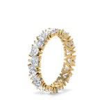 Load image into Gallery viewer, 4-carat-heart-eternity-diamond-anniversary-band-in-yellow-gold-FDEWB8439ANGLE2-NL-YG