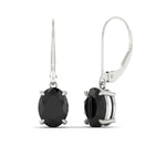 Load image into Gallery viewer, 4-carat-leverback-oval-drop-dangle-black-diamond-earrings-in-white-gold-fdear11236ovgblackangle1-4.00ct-nl-wg.jpg?v=1765455504