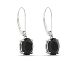Load image into Gallery viewer, 4-carat-leverback-oval-drop-dangle-black-diamond-earrings-in-white-gold-fdear11236ovgblackangle3-4.00ct-nl-wg.jpg?v=1765455504