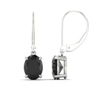 Load image into Gallery viewer, 4-carat-leverback-oval-drop-dangle-black-diamond-earrings-in-white-gold-fdear11236ovgblackangle4-4.00ct-nl-wg.jpg?v=1765455504