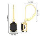 Load image into Gallery viewer, 4-carat-leverback-oval-drop-dangle-black-diamond-earrings-in-yellow-gold-fdear11236ovgblackangle4-4.00ct-nl-yg-hw.jpg?v=1765455504