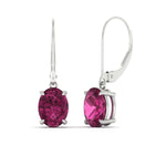 Load image into Gallery viewer, 4-carat-leverback-oval-drop-dangle-pink-sapphire-earrings-in-white-gold-fdear11236ovgsadrpiangle1-4.00ct-nl-wg.jpg?v=1765455504