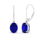 Load image into Gallery viewer, 4-carat-leverback-oval-drop-dangle-sapphire-earrings-in-white-gold-fdear11236ovgsablangle1-4.00ct-nl-wg.jpg?v=1765455504