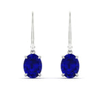 Load image into Gallery viewer, 4-carat-leverback-oval-drop-dangle-sapphire-earrings-in-white-gold-fdear11236ovgsablangle2-4.00ct-nl-wg.jpg?v=1765455503