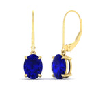 Load image into Gallery viewer, 4-carat-leverback-oval-drop-dangle-sapphire-earrings-in-yellow-gold-fdear11236ovgsablangle1-4.00ct-nl-yg.jpg?v=1765455504