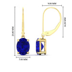 Load image into Gallery viewer, 4-carat-leverback-oval-drop-dangle-sapphire-earrings-in-yellow-gold-fdear11236ovgsablangle4-4.00ct-nl-yg-hw.jpg?v=1765455503