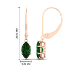 Load image into Gallery viewer, 4-carat-marquise-solitaire-emerald-earrings-with-lever-back-in-rose-gold-FDEAR11236MQGEMGR-4.00CT-NL-RG.jpg