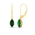 Load image into Gallery viewer, 4-carat-marquise-solitaire-emerald-earrings-with-lever-back-in-yellow-gold-FDEAR11236MQGEMGR-4.00CT-NL-YG.jpg