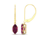 Load image into Gallery viewer, 4-carat-marquise-solitaire-pink-sapphire-earrings-with-lever-back-in-yellow-gold-FDEAR11236MQGSADRPI-4.00CT-NL-YG.jpg