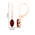 Load image into Gallery viewer, 4-carat-marquise-solitaire-ruby-earrings-with-lever-back-in-rose-gold-FDEAR11236MQGRUDR-4.00CT-NL-RG.jpg