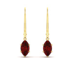 Load image into Gallery viewer, 4-carat-marquise-solitaire-ruby-earrings-with-lever-back-in-yellow-gold-FDEAR11236MQGRUDR-4.00CT-NL-YG.jpg