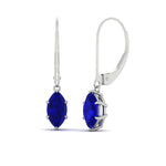 Load image into Gallery viewer, 4-carat-marquise-solitaire-sapphire-earrings-with-lever-back-in-white-gold-FDEAR11236MQGSABL-4.00CT-NL-WG.jpg