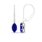 Load image into Gallery viewer, 4-carat-marquise-solitaire-sapphire-earrings-with-lever-back-in-white-gold-FDEAR11236MQGSABL-4.00CT-NL-WG.jpg