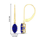 Load image into Gallery viewer, 4-carat-marquise-solitaire-sapphire-earrings-with-lever-back-in-yellow-gold-FDEAR11236MQGSABL-4.00CT-NL-YG.jpg