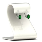 Load image into Gallery viewer, 4-carat-oval-emerald-lever-back-earrings-in-white-gold-FDEAR9225OVGEMGR-4.00CT-NL-WG