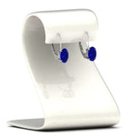 Load image into Gallery viewer, 4-carat-oval-sapphire-lever-back-earrings-in-white-gold-FDEAR9225OVGSABL-4.00CT-NL-WG