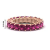 Load image into Gallery viewer, 4-carat-pink-sapphire-anniversary-band-princess-cut-for-her-in-rose-gold-FD10203PRBGSADRPI-4.00CT-NL-RG-HW.jpg