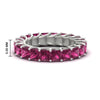 Load image into Gallery viewer, 4-carat-pink-sapphire-anniversary-band-princess-cut-for-her-in-white-gold-FD10203PRBGSADRPI-4.00CT-NL-WG-HW.jpg