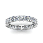 Load image into Gallery viewer, 4-carat-princess-cut-diamond-eternity-ring-in-white-gold-FDEWB8675PR-4.0CTANGLE5-NL-WG