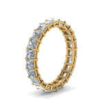 Load image into Gallery viewer, 4-carat-princess-cut-diamond-eternity-ring-in-yellow-gold-FDEWB8675PR-4.0CTANGLE2-NL-YG