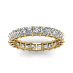 Load image into Gallery viewer, 4-carat-princess-cut-diamond-eternity-ring-in-yellow-gold-FDEWB8675PR-4.0CTANGLE5-NL-YG