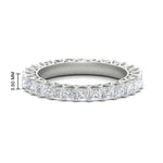 Load image into Gallery viewer, 4-carat-princess-cut-diamond-eternity-wedding-ring-in-white-gold-FD10247PRB-4.00CT-NL-WG-HW