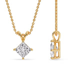 Load image into Gallery viewer, 4-carat-princess-cut-kite-solitaire-diamond-pendant-in-yellow-gold-FDPD10811prangle3-4.00_ct-yg?v=1758013935